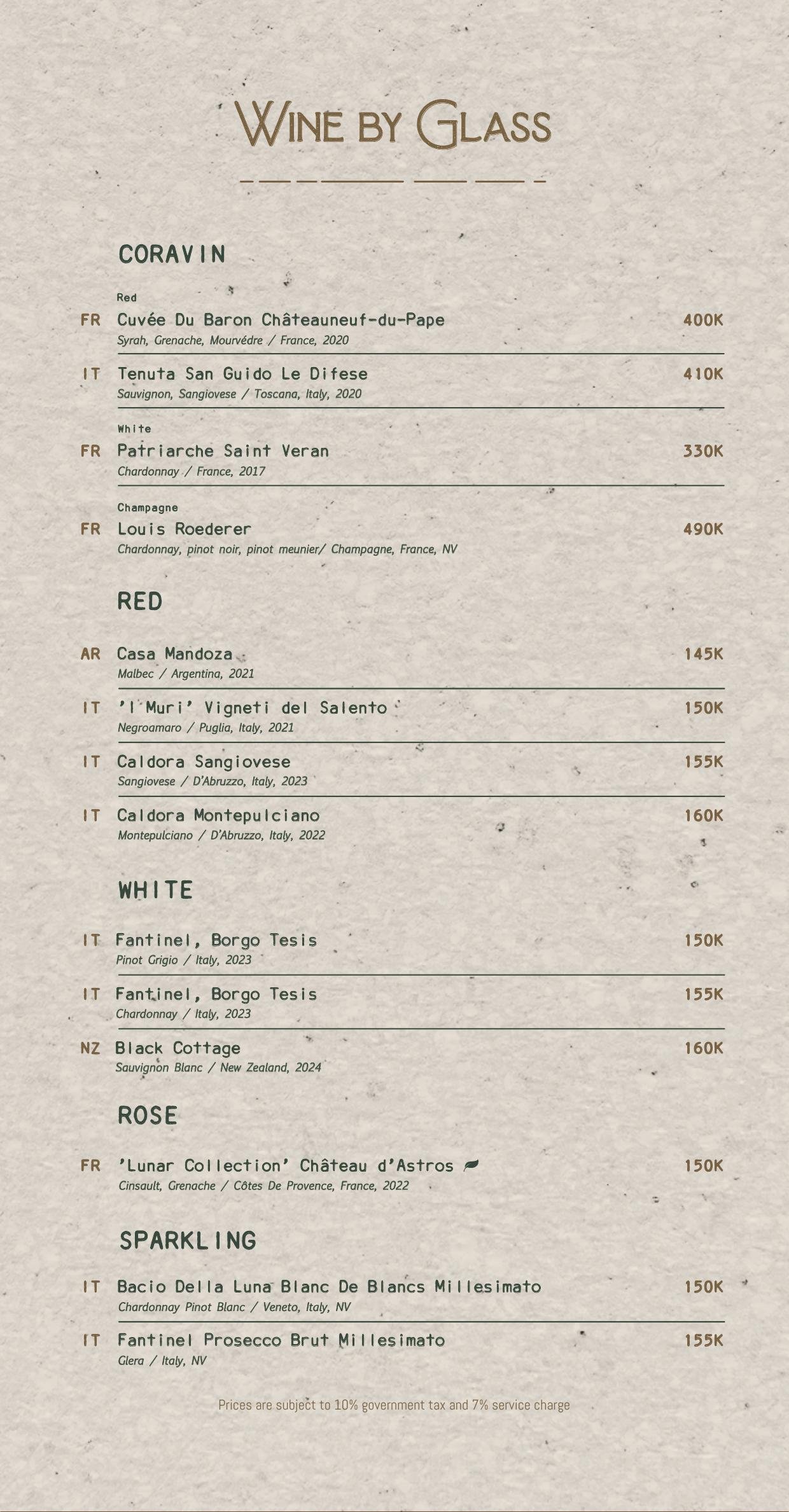 Uma Garden drinks menu page 6
