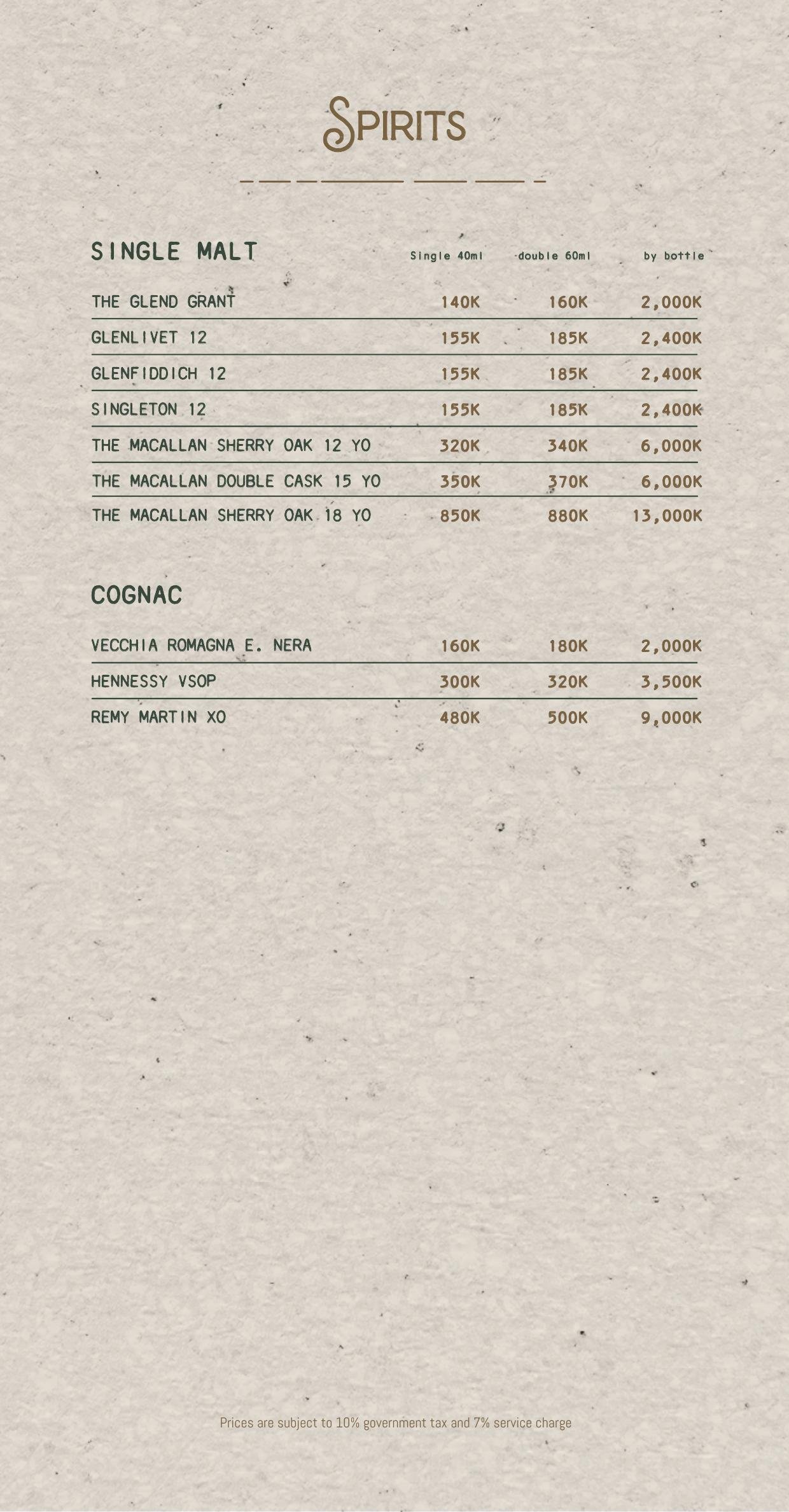 Uma Garden drinks menu page 13