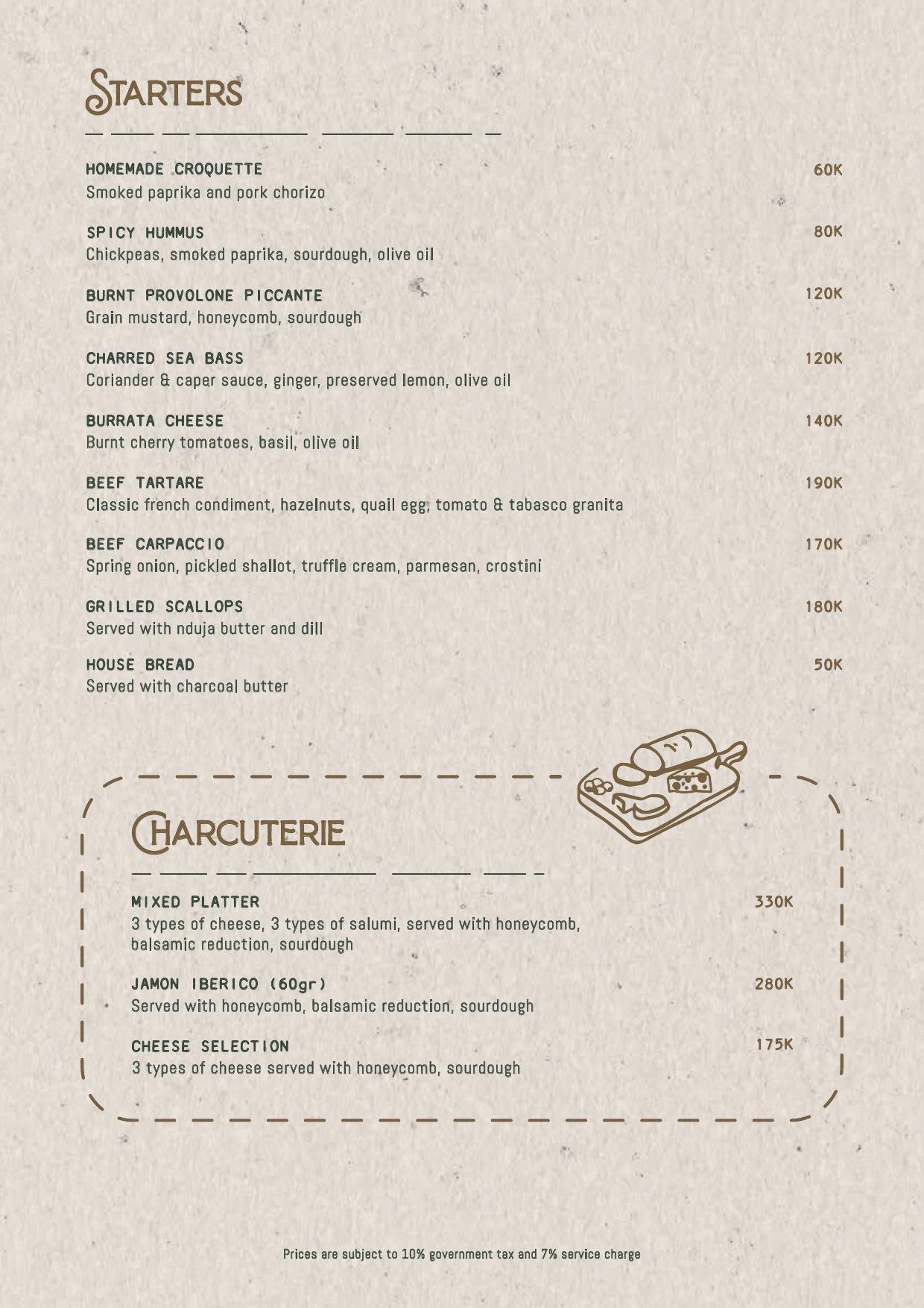 Uma Garden food menu page 3